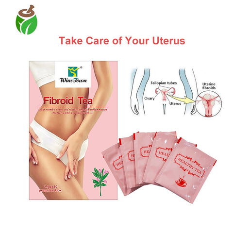 FIBROID TEA BAGS SHRINKS UTERINE FIBROIDS INFERTILITY DETOX WARMS WOMB.  ·         Reduces inflammation, toxic build up in the womb, Strengthens the womb, Reduces uterine pain, Warms the womb by boosting circulation, Rebalances the hormones.